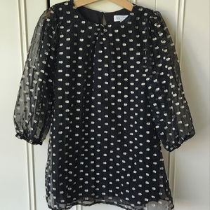 Zara baby black dress